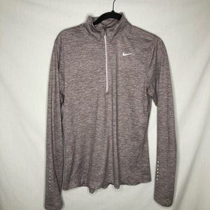 Nike Running Dri-Fit Shirt Color Purple Size M